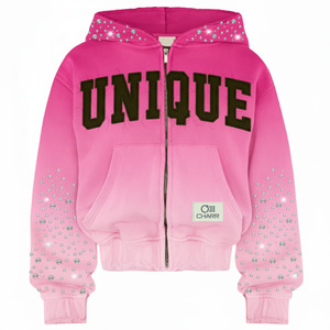 Sweat à capuche doux en coton éponge polaire Rhinestone nouveau design sweat à capuche épais brodé avec patch lavé à l'acide pour hommes - Product Image 2