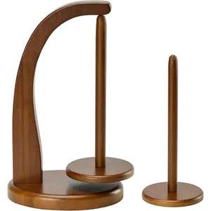 Support de boule de fil chaud pour tricoter et crocheter Spinner de fil en bois avec mécanisme magnétique en métal et coussinets antidérapants - Product Image 3