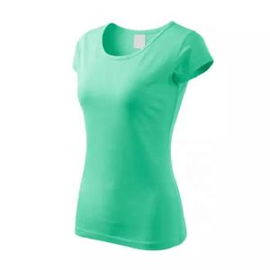 Camiseta con cuello redondo para mujer, precio al por mayor, 100% algodón, secado rápido, cómoda y de la mejor calidad de Pakistán, ecológica - Product Image 2