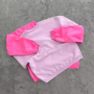 เสื้อสเวตเชิ้ตคอกลมผ้าฝ้ายหนานุ่มสำหรับผู้ชาย คุณภาพสูง สกรีนโลโก้ได้ตามต้องการ เสื้อฟลีซโอเวอร์ไซส์ เสื้อจั๊มเปอร์ผู้ชาย รุ่น 2027 - Product Image 4