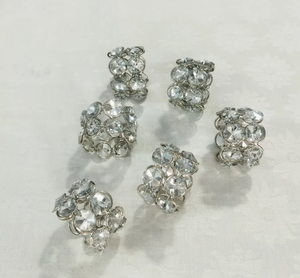 ชุด4แหวนผ้าเช็ดปากคริสตัลเงิน - Product Image 3