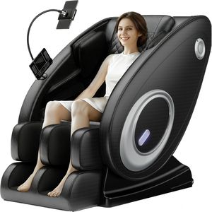 Sillón de Masaje de Cuerpo Completo con Gravedad Cero, Nodos de Presión, Calor en Cintura y Piernas, Compresión con Bolsas de Aire, Rodillos para Pies y Programas de Masaje Automático - Product Image 1
