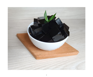 หญ้าเจลลี่ธรรมชาติแบบ100% สำหรับขนมหญ้าแห้งสีดำเจลลี่ใบไม้แห้งสำหรับทำพุดดิ้ง - Product Image 2