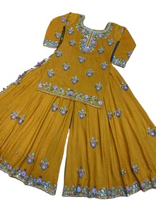 ใหม่ชุดอาหารกลางวัน 3 ชิ้นชุดHIT Designerคอลเลกชันที่สวยงามNairaตัดยาวกางเกงKURTI PLAZZO DUPATTAในราคาขายส่ง - Product Image 2