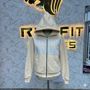 Sweat à capuche zippé pour hommes de Style professionnel Qualité supérieure 100% coton Fabriqué en usine Puff Imprimé Prix pas cher Le plus demandé - Product Image 6
