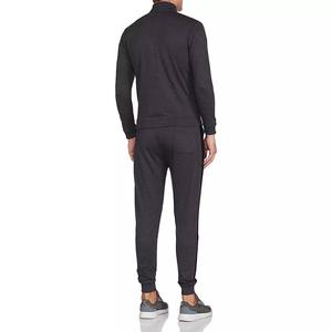 Personnalisé Slim Fit Plaine Fermeture À Glissière Pleine Sport Survêtements 2 Pièce Hommes Survêtement - Product Image 2