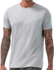 Haute qualité décontracté hommes T-Shirts Style Hipster doux confortable exercice quotidien personnalisé col rond manches courtes 180 grammes blanc - Product Image 1