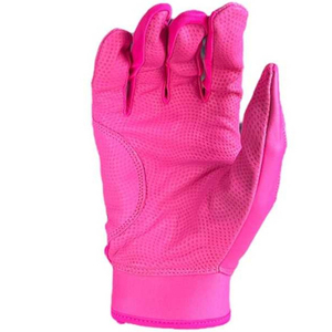 Super High Quality Custom Made Durable Baseball Batting Gloves Cabretta Leather New Design Pink Black <b>Color</b> <b>Silicone</b> Print - Product Image 5