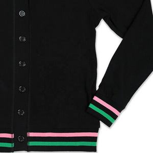 Cárdigan de punto universitario para mujer, suéter con botones, cuello en V, manga larga, cárdigan de punto para mujer - Product Image 3