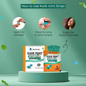 Bandes buccales contre la mauvaise haleine avec extrait de menthe et de clou de girofle pour une haleine fraîche longue durée - Product Image 3