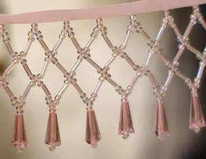 6.5cm Dangling Beaded Trim Tassel <b>Drape</b> Fringe for Bridal Dress Belt Belly Dance <b>Curtain</b> - Product Image 1