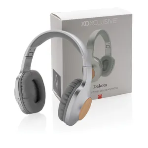 Cuffie Wireless Dakota in Bambù Sostenibile, Gadget USB Promozionale - Product Image 6