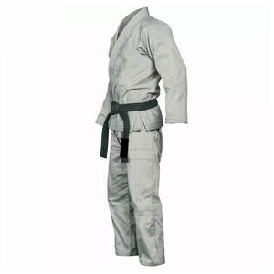 Juego de Jiu Jitsu Gi de manga completa con cinturón de tela de alta resistencia para uso duradero en entrenamiento de MMA y BJJ - Product Image 3