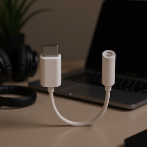 Adaptador y Conector de Audio Tipo C MusicEnable, Cable de 0.1m - Product Image 3