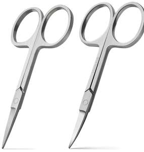 Style Ciseaux à ongles à cuticules de haute qualité Ciseaux à ongles à lame incurvée en acier inoxydable Logo personnalisé - Product Image 6