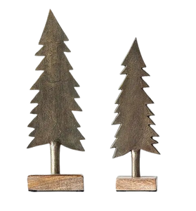 Arbre de Noël moderne en métal argenté, vaisselle, design exclusif pour les fêtes, décoration de la maison, couleur personnalisée, durable - Product Image 2