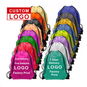 Customize Logo <b>Promotional</b> Eco-friendly Canvas Drawstring Sports <b>Backpack</b> with 30-40L Capacity for Outdoor Fitness Gym Use - Product Image 1