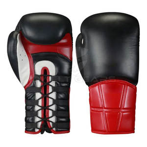 Gants de boxe à lacets au design personnalisé Fabricant professionnel de gants de boxe durables - Product Image 4
