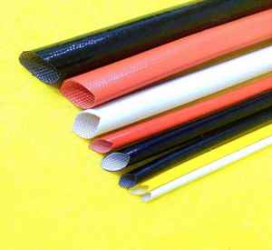 High Temperature Fire Resistance Silicone Coated Fiberglass <b>Sleeving</b> High Flame Retardant for Insulation Exhausted Hose. - Product Image 3