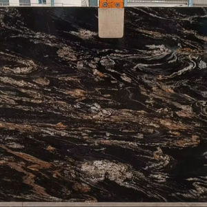 Losas de granito negro de diseño moderno Cosmo superficie de losa grande pulida - Product Image 2