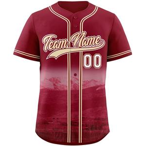 Camisetas de béisbol Unisex de secado rápido de alta calidad uniformes transpirables de talla grande al por mayor traje de juego de equipo de béisbol en blanco - Product Image 3