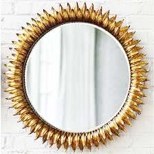 Espejo de pared para decoración del hogar, diseño de hojas para interiores, espejo de decoración clásico y moderno, múltiples diseños de acabado - Product Image 6