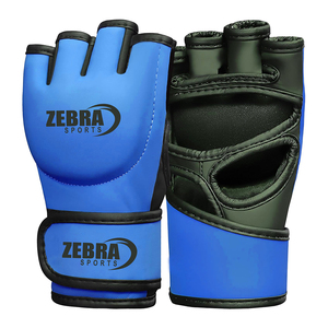 Guantes de gimnasio con logotipo personalizado, nuevos guantes de MMA de agarre, saco de boxeo de PU, guantes de competición de media lucha MMA de cuero PU, gran oferta 2024 - Product Image 5