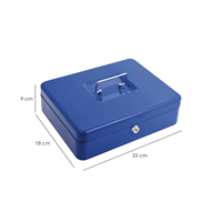 Caja Fuertes Wolfpack Pintada No. 3  250x180 mm. Con Bandeja Interior