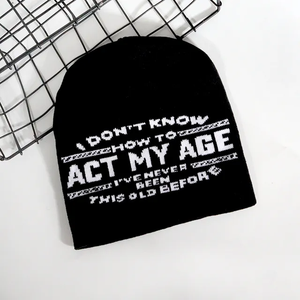 Gorro de Jacquard con logotipo personalizado, gorros hechos a mano para hombre, calidez de invierno, completamente forrado para escena de viaje - Product Image 3