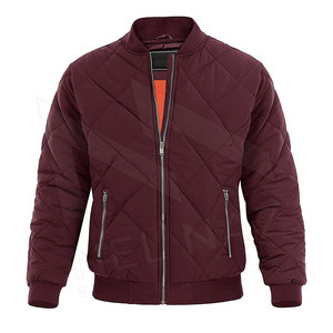 Nouvelle veste d'hiver matelassée tendance, design personnalisé, style streetwear, avec col montant et logo personnalisé - Product Image 1