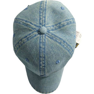 Gorra de Béisbol de Mezclilla con Bordado de Caballo Pequeño, Estilo Clásico Vintage Lavado, Casual para Otoño/Invierno, Personalizable, 6 Paneles, 100% Algodón - Product Image 6