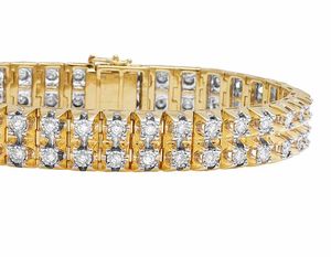 New Design Iced Out Hip Hop Style Jewelry In S925 <b>Sterling</b> <b>Silver</b> Round Moissanite Diamond <b>Bracelet</b> <b>For</b> Women - Product Image 2