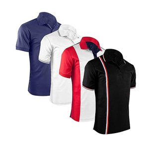 Personnalisé Votre Propre Marque Logo Motif Nouveau Design Impression Sports À Séchage Rapide Golf Polo Chemises prix de gros - Product Image 1