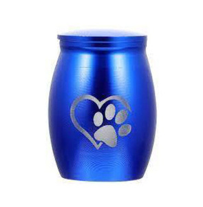 Urnes funéraires en laiton pour animaux de compagnie Urnes funéraires pour cendres de chat et de chien Urnes funéraires faites à la main - Product Image 2