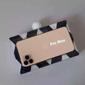 Luxury Fashion Accessory Woman Clutch Imitation Pearl Gold Plated Luxury Butterfly Solid Charm Clutch Complete Women's Wedding - Product Image 3