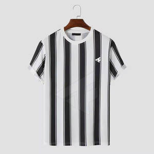 T-shirt décontracté à manches courtes pour hommes de haute qualité-Vêtements à motif solide-Vente en gros directe d'usine - Product Image 1