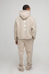 Venta caliente 100% algodón hombres sudaderas con capucha sudaderas Streetwear chándales peso pesado impresión estrella Sudadera con capucha hecha en Pakistán - Product Image 4