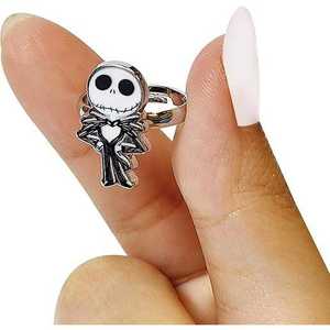 แหวนปรับขนาดได้ลาย The Nightmare Before Christmas จำนวน 150 ชิ้น ขายส่งแบบกล่อง จัดส่งฟรี ของแท้ลิขสิทธิ์ HER - Product Image 2