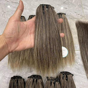 Highlight Bone Straight Bundle y Lace 100% cabello vietnamita crudo pelucas vietnamitas para mujeres - Product Image 5