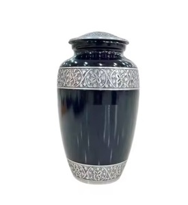 Hermosas urnas de cremación de metal estándar para cenizas humanas Diseño único para suministros funerarios Urnas para adultos Tendencia superior - Product Image 6