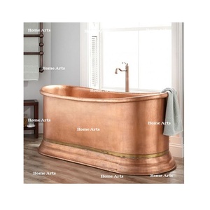 Bañera de baño de cobre de nuevo diseño, la mejor calidad, forma de tamaño personalizado, bañera independiente a granel - Product Image 6