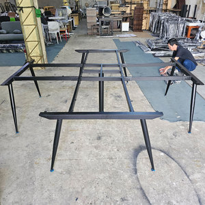 Pieds en acier pour assemblage industriel, pour table en cluster en forme de croix à 4 pièces, pour hôtels, hôpitaux - HCCO024, pieds de banc de mobilier - Product Image 3
