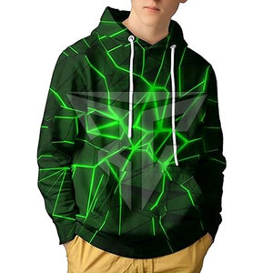 Nouvel arrivage de sweat à capuche imprimé en 3D pour hommes, décontracté, XS, taille 3D, séchage rapide, polaire, vêtements d'extérieur, vêtements de poche, couleur unie, teint uni, vente en gros - Product Image 2