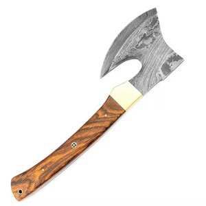 Wholesale Industrial Grade Stainless Steel Custom Handmade Bearded Head Pizza <b>Axe</b> Cutter Camping Kitchen Use - Product Image 3