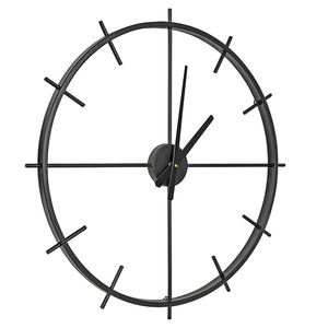 Modern Metal Hanging <b>Wall</b> <b>Clock</b> Scenic Design Quartz Movement Needle 25x30 Inch for Home Decoration Wedding Living Room Bedroom - Product Image 5