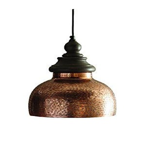 Lámpara colgante de cobre redonda de alta llegada para dormitorios de niños, habitaciones artesanales, iluminación de casa y decoración consciente del espacio - Product Image 1