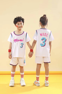 Conjunto de 2 piezas transpirable sin mangas camisetas de Baloncesto niños ropa deportiva al aire libre niños uniforme - Product Image 3