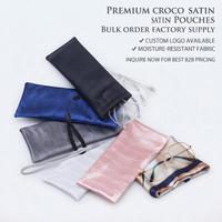 Étui à lunettes en gros personnalisé en PU, certifié CE, souple et protecteur pour le voyage, commande en gros, approvisionnement direct usine