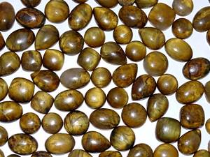 อัญมณีทรงหลังเบี้ยทรงหลวมทรงตาเสือตามธรรมชาติคุณภาพ AAA + อัญมณีขนาดฟรีไซส์ขายส่งสำหรับการทำเครื่องประดับชั้นดี - Product Image 3