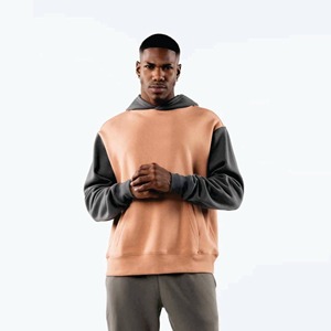 Streetwear Sweat à capuche surdimensionné pour hommes Logo personnalisé Pull Casual Everyday Basicscotton Blended Loose Fit Fashion Hoodie - Product Image 1